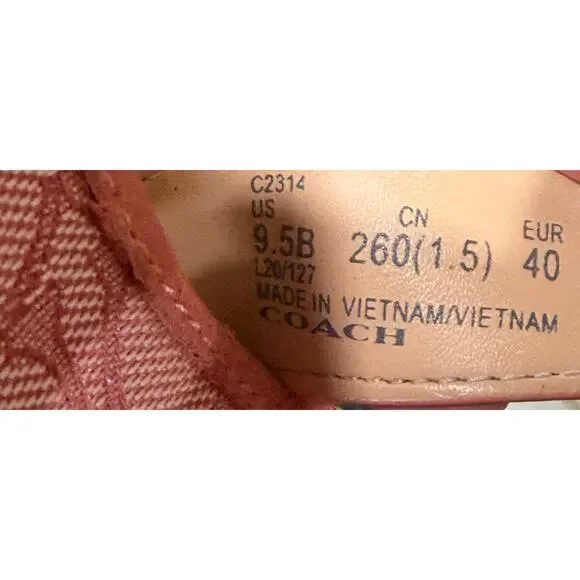 Coach C2314 Talina Platform Sandal Size 9.5B - Picture 9 of 10